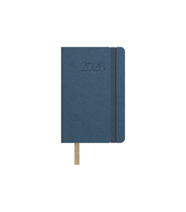 AGENDA 2026 MANHATAN SEMANA VISTA BOLSILLO 8,5 X 13 CM. COLOR AZUL DOHE 12870 - 26