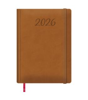AGENDA 2026 MANAOS SEMANA VISTA 17 X 24 CM. COLOR MARRN DOHE 12760 - 26