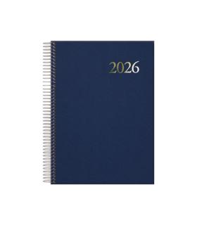 AGENDA 2026 SEGOVIA ESPIRAL DA PGINA 14 X 20 CM. COLOR AZUL DOHE 12733 - 26