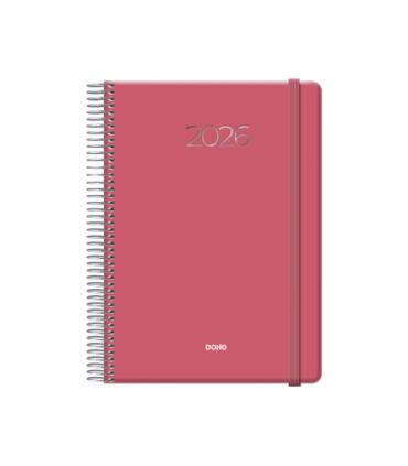 AGENDA 2026 DENVER ESPIRAL DA PGINA 15 X 21 CM. COLOR ROSA DOHE 12723 - 26
