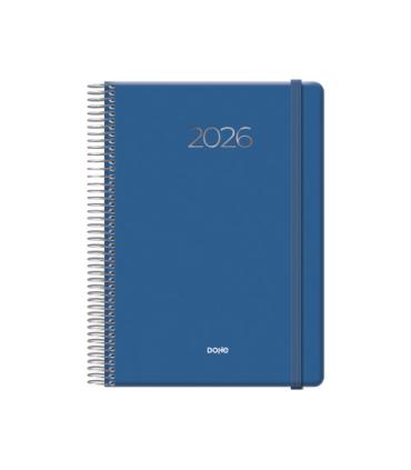 AGENDA 2026 DENVER ESPIRAL DA PGINA 15 X 21 CM. COLOR AZUL MARINO DOHE 12721 - 26