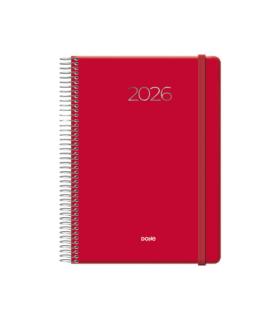 AGENDA 2026 DENVER ESPIRAL DA PGINA 15 X 21 CM. COLOR ROJO DOHE 12719 - 26