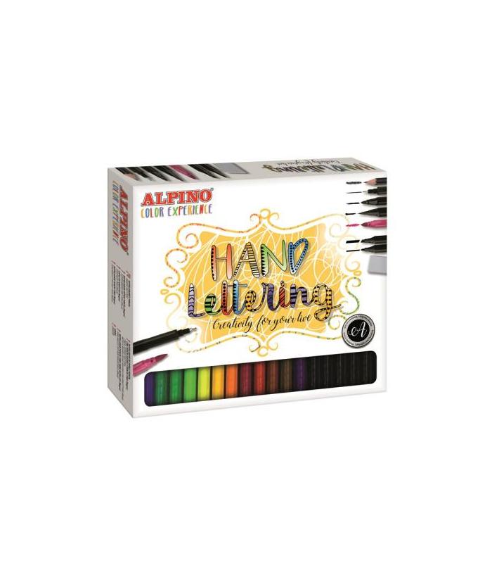 SET ROTULADORES HAND LETTERING COLOR EXPERIENCE ALPINO AR000701