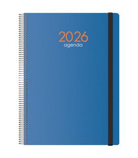 AGENDA 2026 SYNCRO ESPIRAL DA PGINA 21 X 29 CM. AZUL DOHE 11625 - 26