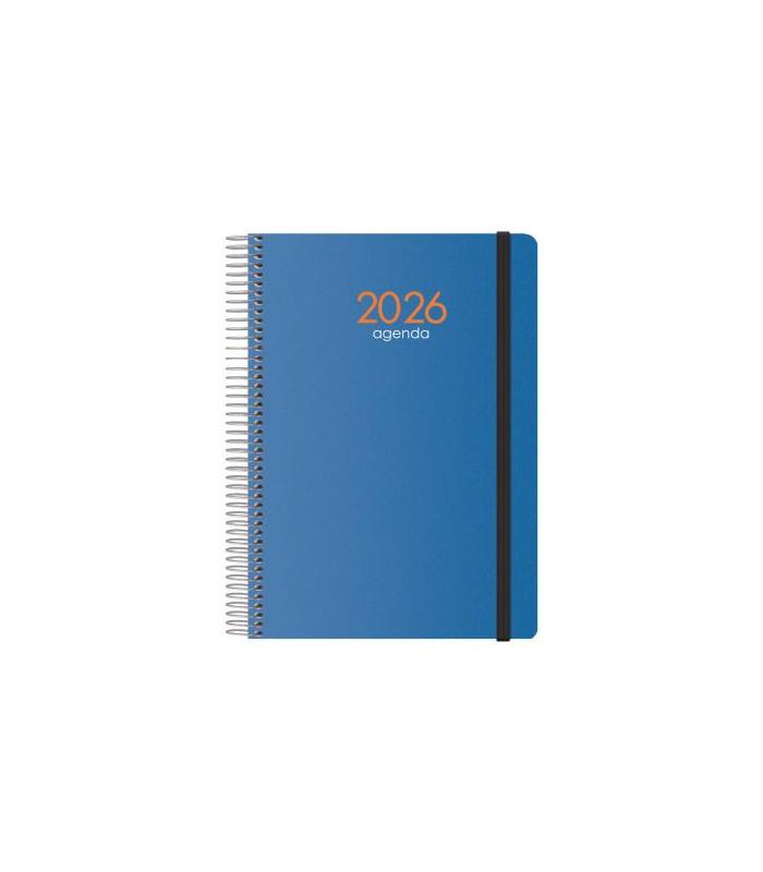 AGENDA 2026 SYNCRO ESPIRAL SEMANA VISTA 15 X 21 CM. AZUL DOHE 11630 - 26