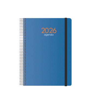 AGENDA 2026 SYNCRO ESPIRAL DA PGINA 15 X 21 CM. AZUL DOHE 11628 - 26