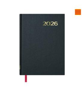 AGENDA 2026 SINTEX DA PGINA 14 X 20 CM. COLOR NEGRO CATALN DOHE 11408 - 26
