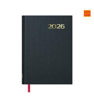 AGENDA 2026 SINTEX DA PGINA 14 X 20 CM. COLOR NEGRO CATALN DOHE 11408 - 26