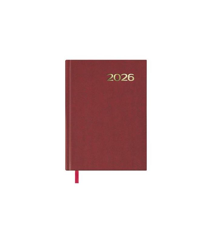 AGENDA 2026 SINTEX DA PGINA 14 X 20 CM. COLOR BURDEOS DOHE 11402 - 26
