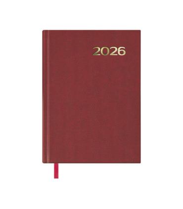 AGENDA 2026 SINTEX DA PGINA 14 X 20 CM. COLOR BURDEOS DOHE 11402 - 26