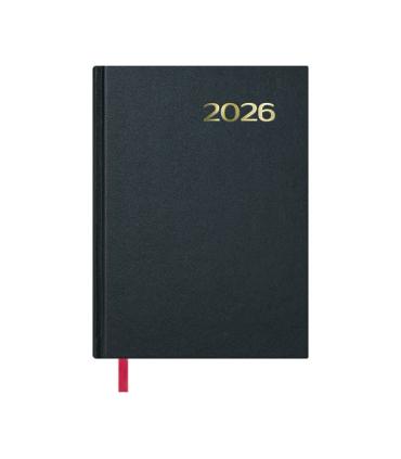 AGENDA 2026 SINTEX DA PGINA 14 X 20 CM. COLOR NEGRO DOHE 11399 - 26