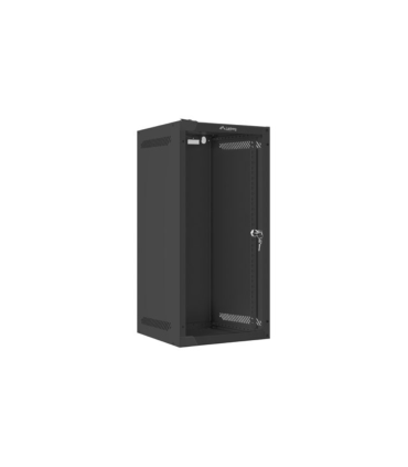 ARMARIO LANBERG MURAL RACK 10\" 12U/280X310 FLAT PACK NEGRO PUERTA CRISTAL