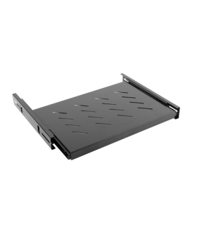 BANDEJA LANBERG DESLIZANTE 1U 465x347MM HASTA 60KG RACK DE 19\" NEGRO