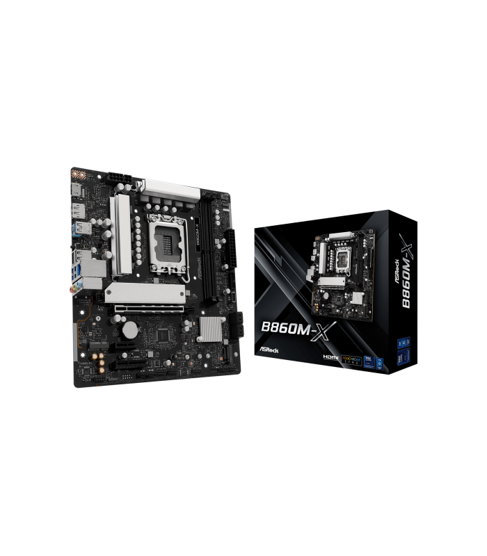 Asrock B860M-X Intel B860 LGA 1851 (Socket V1) micro ATX
