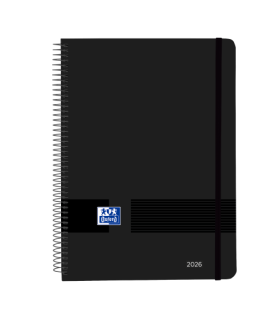 AGENDA 2026 LIVE&GO A5 15X21CM SEMANA VISTA COLOR NEGRO OXFORD 400201731