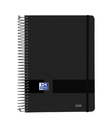 AGENDA 2026 LIVE&GO A5 15X21CM DIA PAGINA COLOR NEGRO OXFORD 400201730