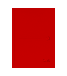 AGENDA 2026 MINIMAL A5 15X21CM DIA PAGINA COLOR ROJO OXFORD 400201724