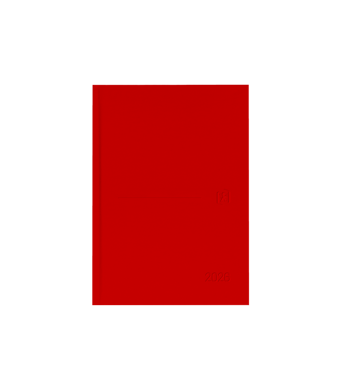 AGENDA 2026 MINIMAL A5 15X21CM DIA PAGINA COLOR ROJO OXFORD 400201724