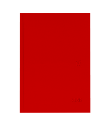 AGENDA 2026 MINIMAL A5 15X21CM DIA PAGINA COLOR ROJO OXFORD 400201724