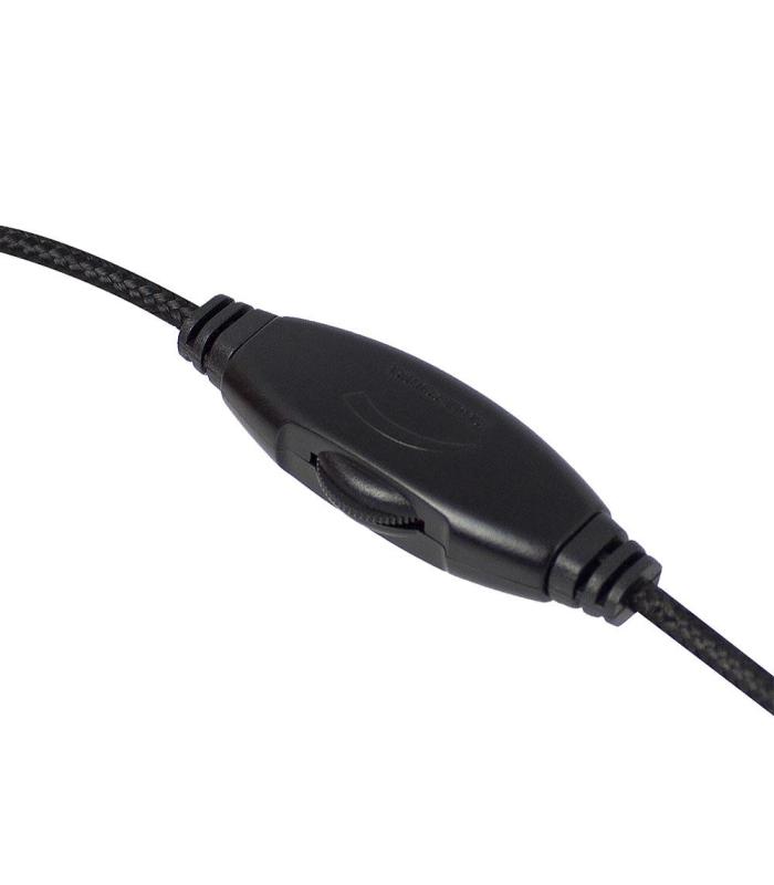 AURICULARES EWENT CHAT EW3567 NEGRO MICROFONO ALAMBRICO JACK 3.5 MM