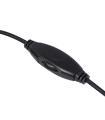 AURICULARES EWENT CHAT EW3567 NEGRO MICROFONO ALAMBRICO JACK 3.5 MM