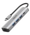 Iggual Hub Tipo C 5 Puertos 3xUSB + RJ45 + Tipo C