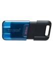 Kingston Technology DataTraveler 80 Unidad Flash USB 64 GB USB Tipo C 3.2 Gen 1 (3.1 Gen 1) Negro, Azul
