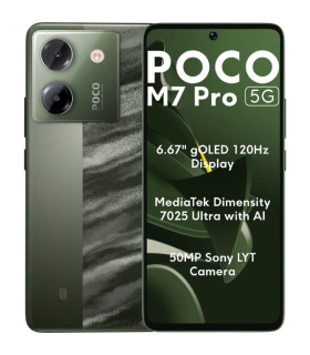 Smartphone Xiaomi POCO M7 Pro 8GB/ 256GB/ 6.67\'/ 5G/ Verde