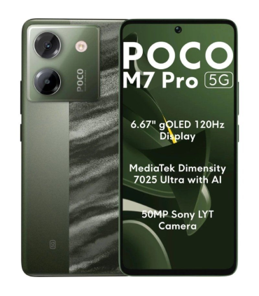 Smartphone Xiaomi POCO M7 Pro 8GB/ 256GB/ 6.67\'/ 5G/ Verde