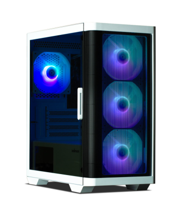 CAJA ZALMAN M4 MATX 4 X VENT 120MM ARGB 2XUSB 3.0 BLANCO S/N FUENTE