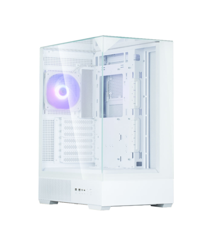 CAJA ZALMAN P40 PRISM ATX 3 XVENT 120MM ARGB 2XUSB 3.0 BLANCO S/N FUENTE