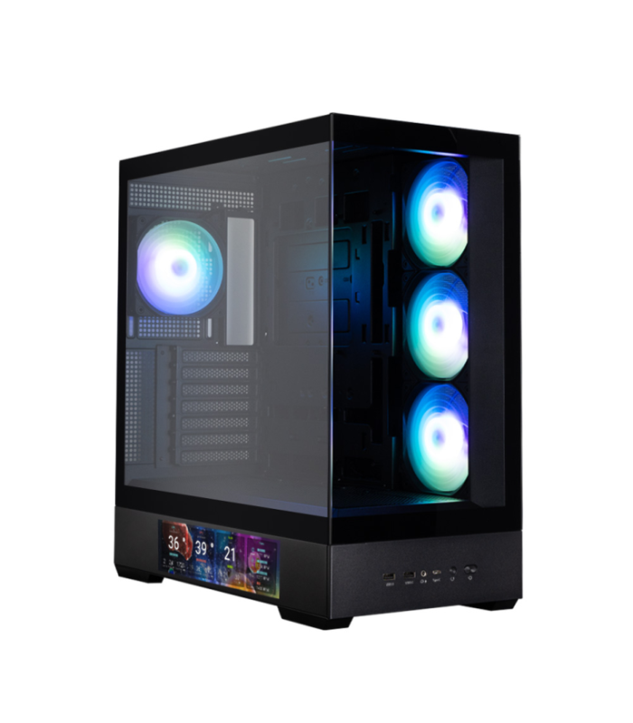 CAJA ZALMAN P40 DS ATX 4 XVENT 120MM ARGB 2XUSB 3.0 NEGRO S/N FUENTE