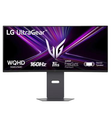 Monitor Gaming Ultraparonmico Curvo LG UltraGear 34G600A-B 34'  WQHD  Multimedia  5ms  160Hz  VA  Regulable En Altura  Negro