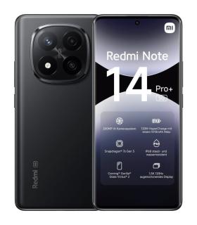 Smartphone Xiaomi Redmi Note 14 Pro+ 12GB/ 512GB/ 6.67\'/ 5G/ Negro