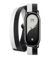 Correa Original Para Pulsera Xiaomi Mi Smart Band 8 Double Wrap Strap/ Blanco Y Negro