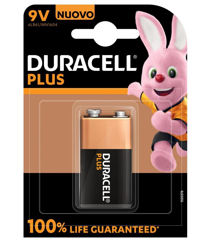 Pila Duracell Plus MN1604  9V  Alcalina