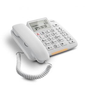 Gigaset DL380 Telfono analgico Blanco Identificador de llamadas