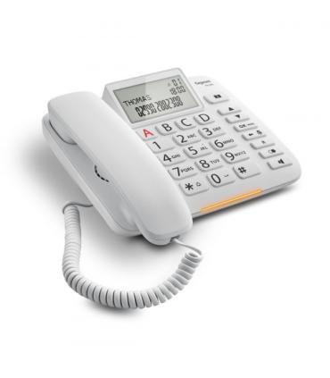 Gigaset DL380 Telfono analgico Blanco Identificador de llamadas