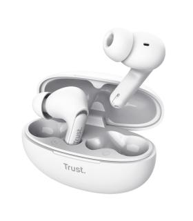 Trust Yavi Auriculares True Wireless Stereo (TWS) Dentro De Odo Llamadas Msica USB Tipo C Bluetooth Blanco