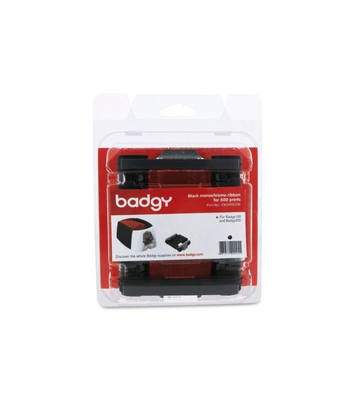 CONSUMIBLE MONOCROMO NEGRO PARA 500 IMPRESIONES BADGY CBGR0500K