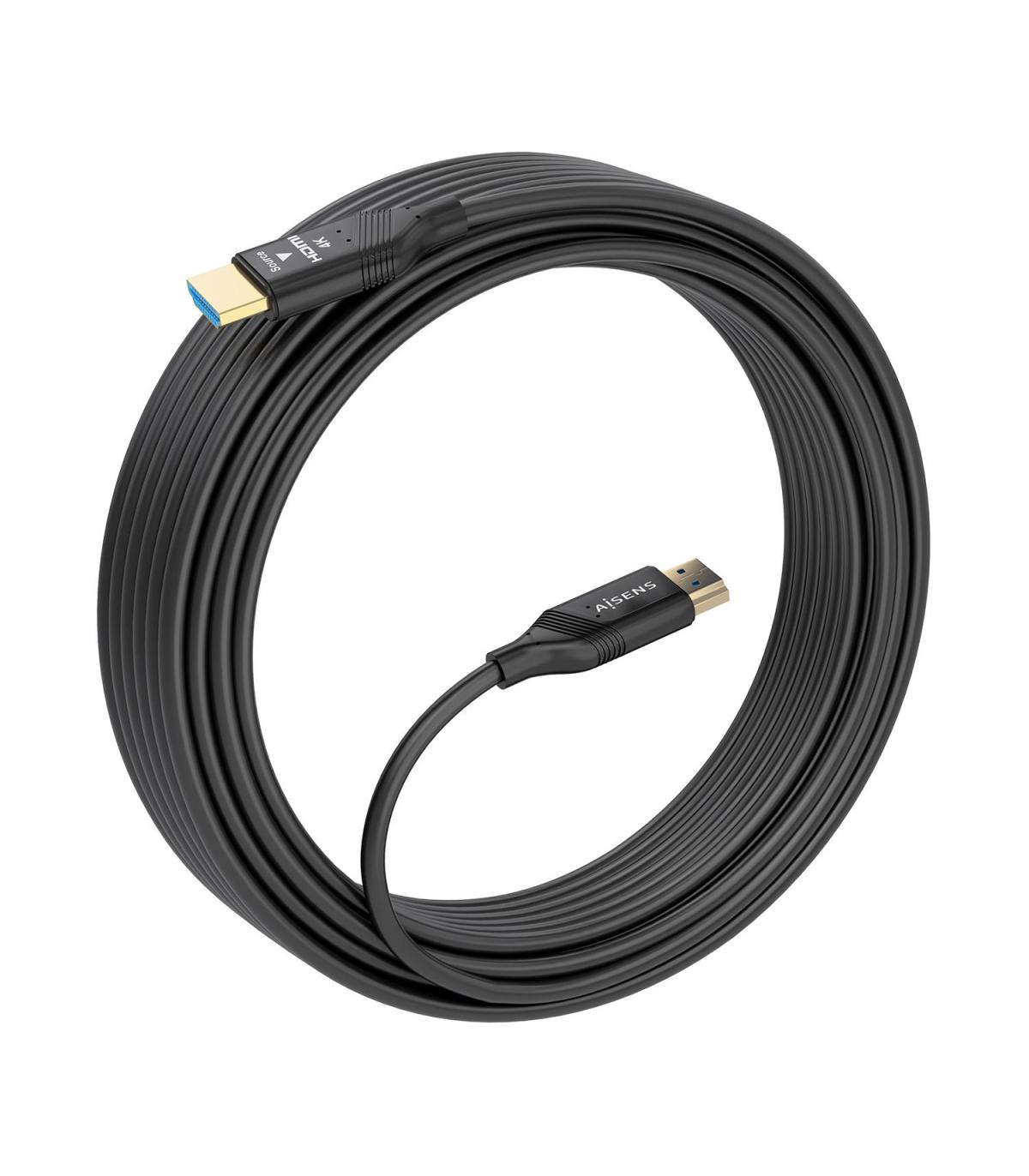 CABLE HDMI AISENS V2.0 OPTICO ACTIVO AOC 4K60HZ 18GBPS A M-A M 15M NEGRO