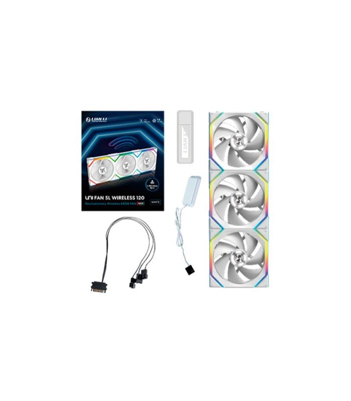 VENTILADOR 120X120 LIAN LI UNIFAN SL WIRELESS WHITE