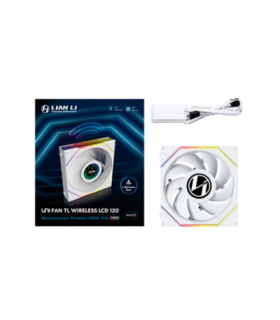 VENTILADOR 120X120 LIAN LI UNIFAN TL-LCD WIRELESS WHITE