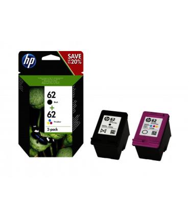 HP 62 CARTUCHO DE TINTA HP62 NEGRO - TRICOLOR (N9J71AE)