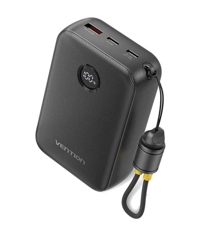 Powerbank 20000mAh Vention FKBB0-C/ 22.5W/ Negro