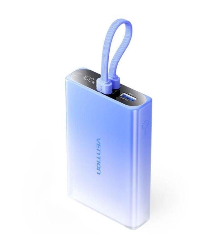 Powerbank 10000mAh Vention FHZL0/ 22.5W/ Azul