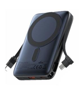 Powerbank 10000mAh Vention I16L0/ 22.5W/ Wireless/ Azul