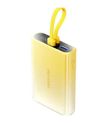 Powerbank 10000mAh Vention FHZY0/ 22.5W/ Amarillo