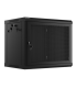 ARMARIO LANBERG 9U 600X450 CON PUERTA PERFORADA RACK 19 H-60 KG NEGRO FLAT PACK