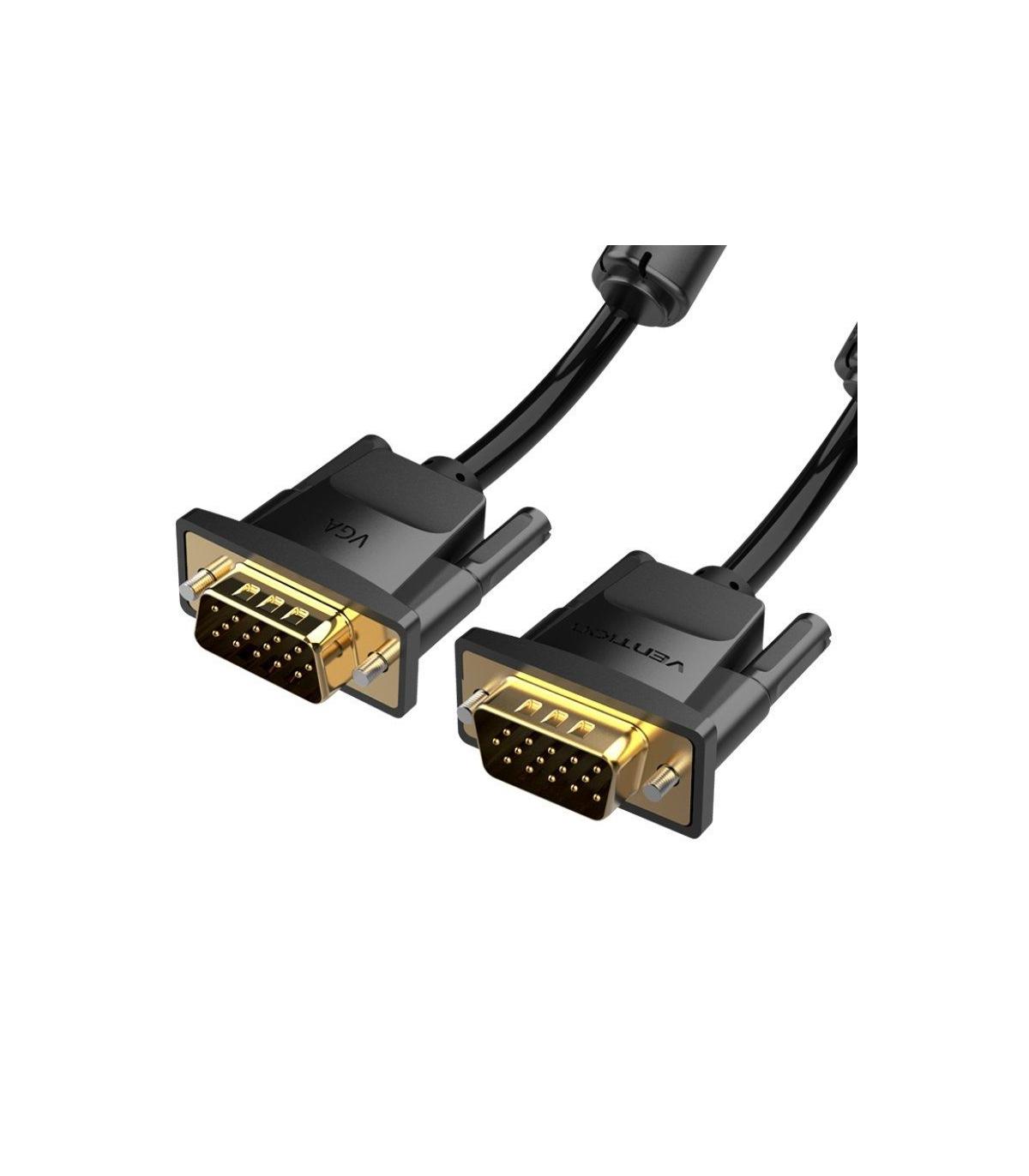 Cable VGA Vention DADBL/ VGA Macho - VGA Macho/ 10m/ Negro